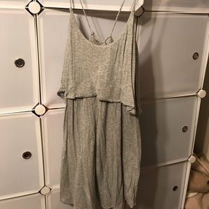 Gray swim cover up